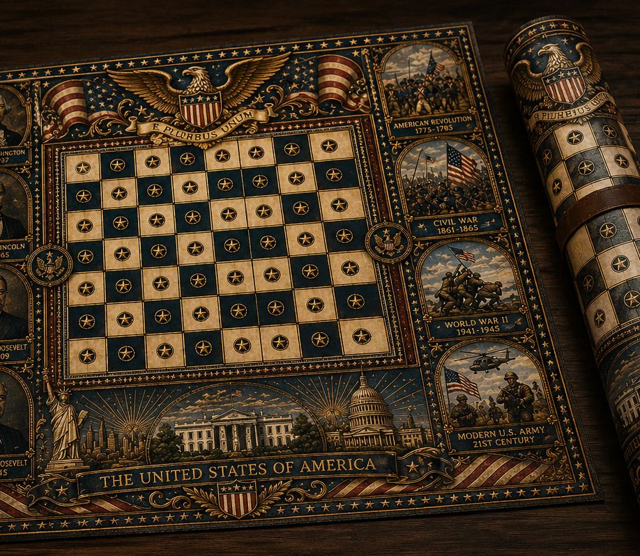 royal touch canvass chess 46 cm Chess Board-picture-28