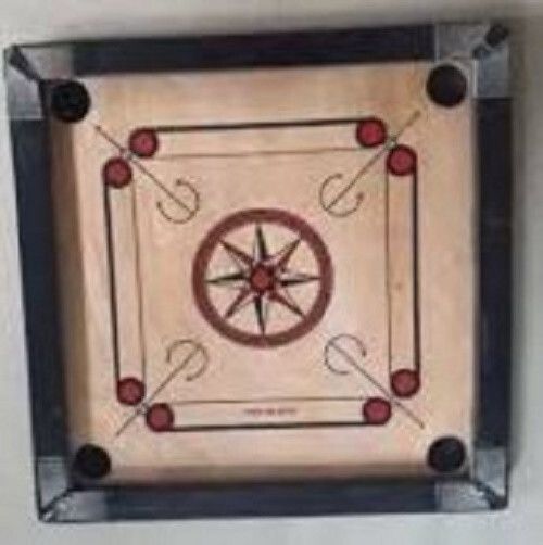 houseofcommon 20 inch Medium size with wooden coins and striker (black) Carrom Board 56 cm Carrom Board-picture-24