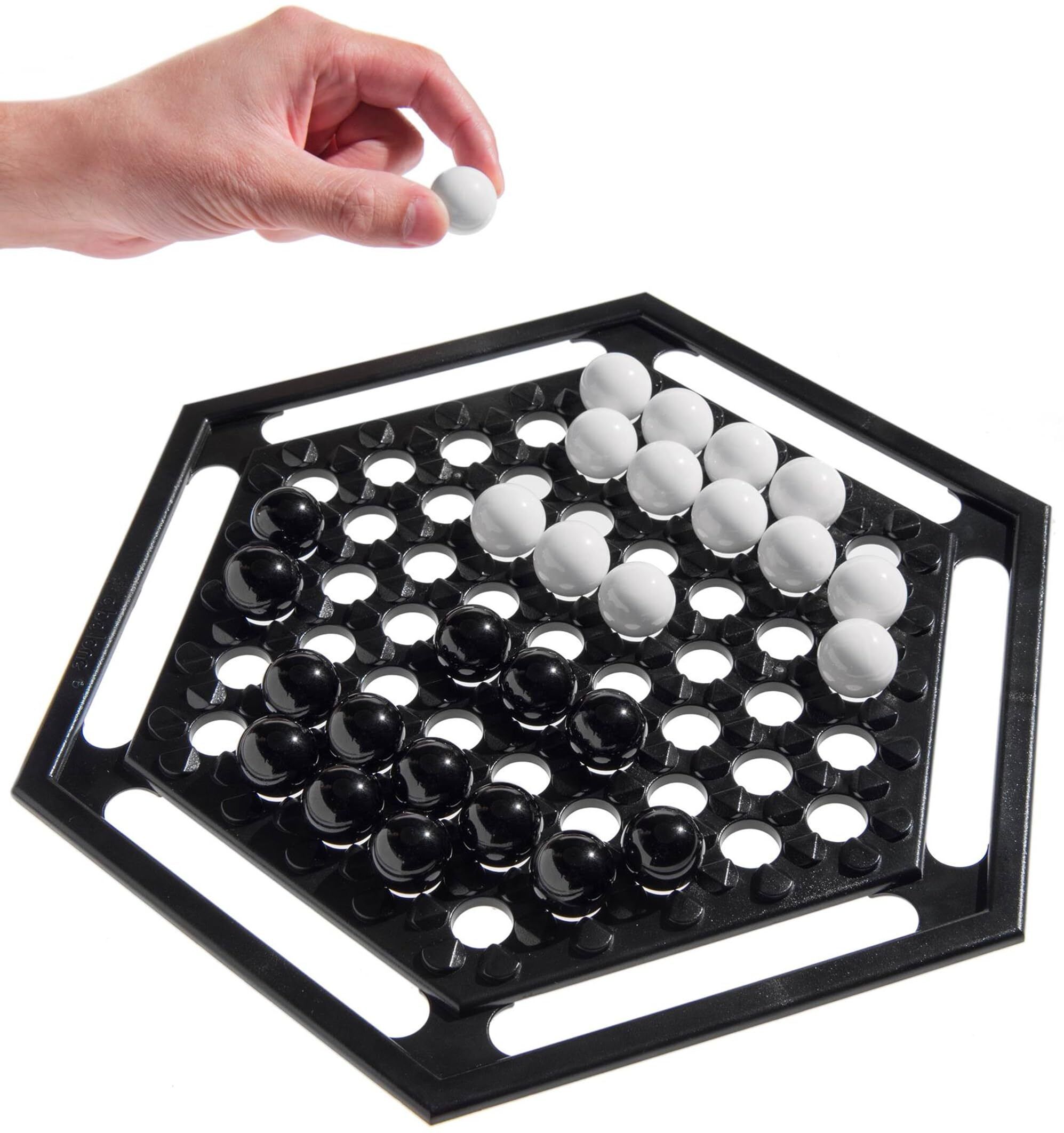 augen Portable Pinballs Checkers Abalones Table Game Set for Family & Kids 18 cm Chess Board-picture-39