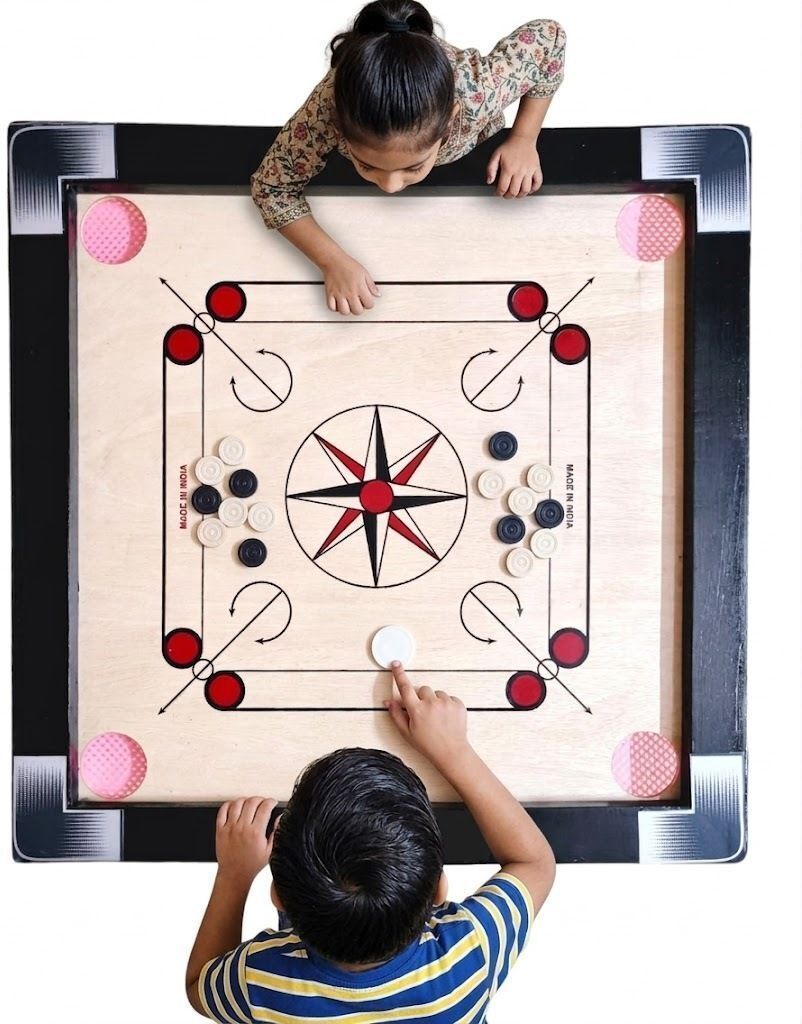 growmore Carrom board 20*20 Inch 2 cm Carrom Board-picture-34