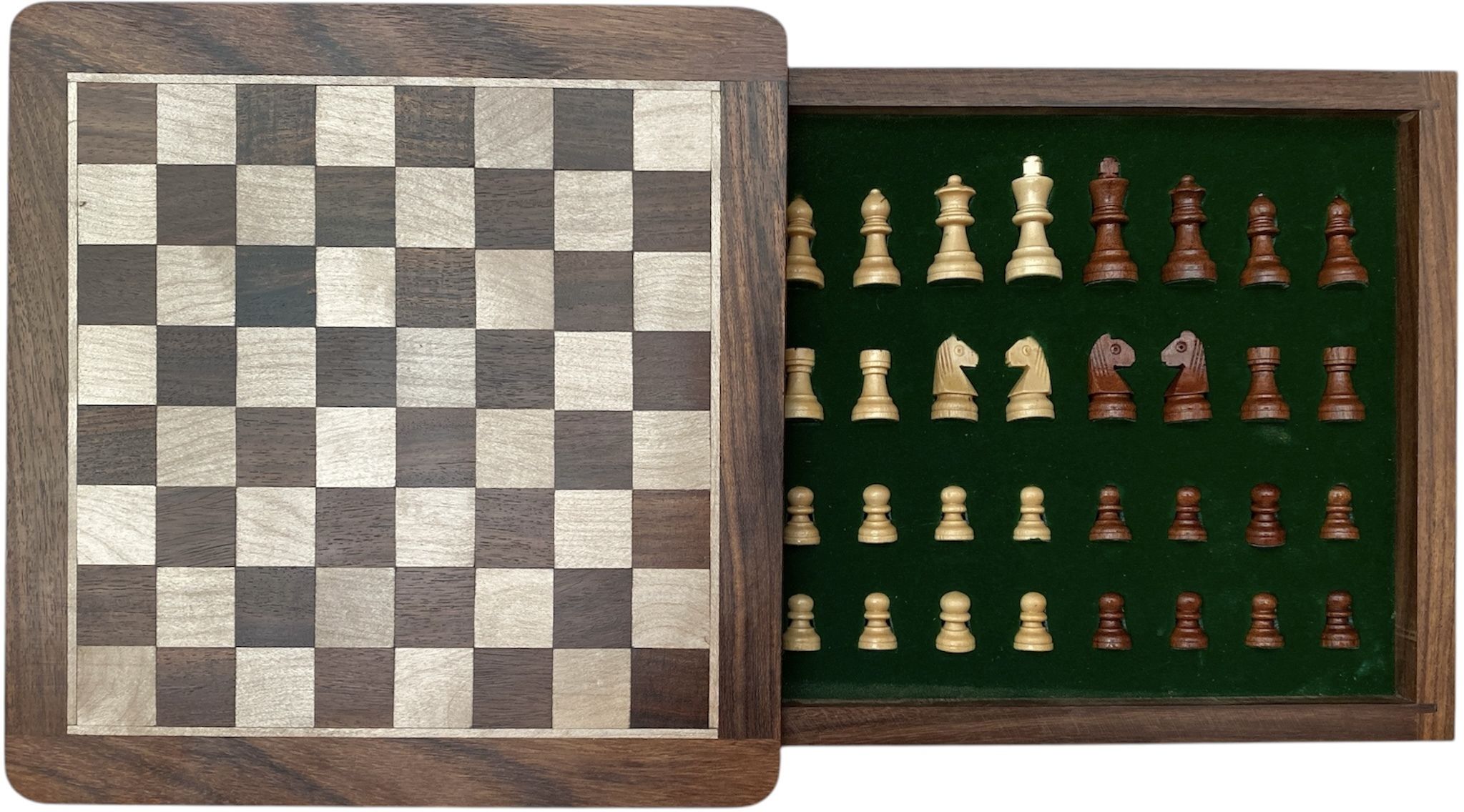 10" Flat magnetic travel chess set 25 cm Chess Board-image-21