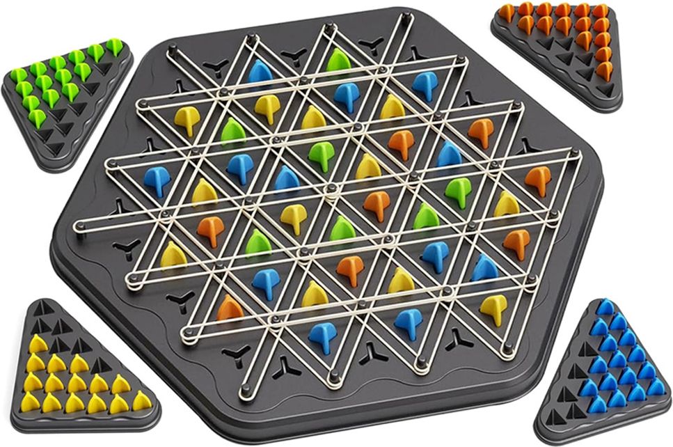 cartvia Kidology New Triangle Chess 2-4 Players 31 cm Chess Board-picture-22