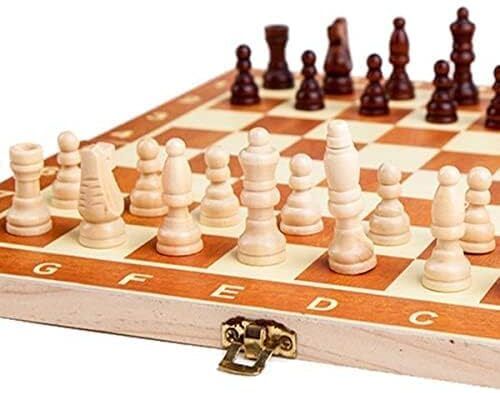 gls Spider Wooden Foldable Chess Board Set with Coins 36 cm Chess Board-picture-25