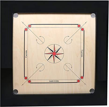 Gloss Finish Small Size 36in Round Pocket Carrom Board with Coins Striker Powder 92 cm Carrom Board-image-25