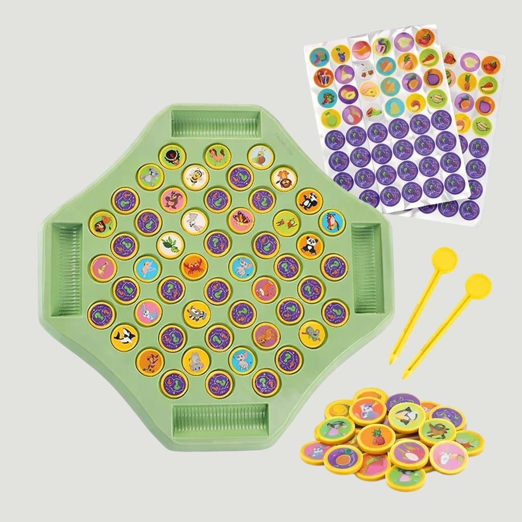 yavrixz enterprise Flipping Chess Memory Match Game Montessori Brain Development Toy Kids Fun-AA-46 3 cm Dart Board-picture-7