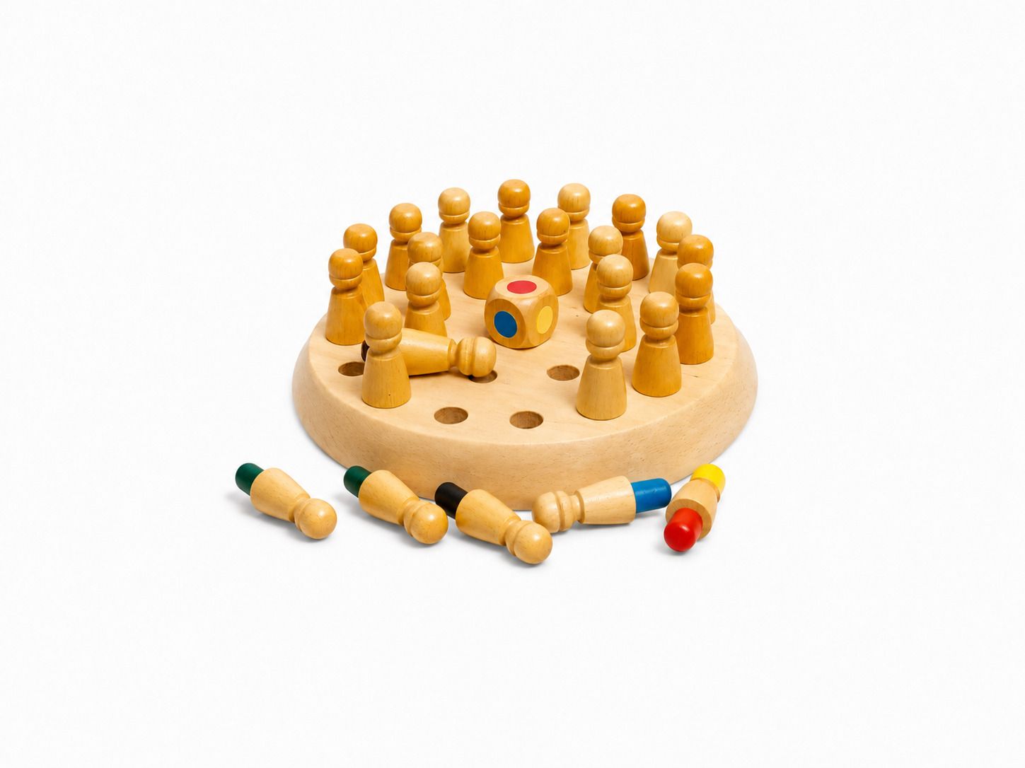 Wooden Memory Chess Game for Kids & Family | Educational Board Game 6 cm Chess Board-image-48