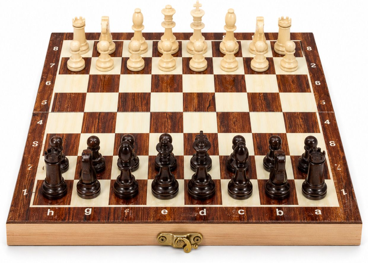 bramblox Foldable Wooden Chess Board Game For Kids and Adults 3 cm Chess Board-picture-39