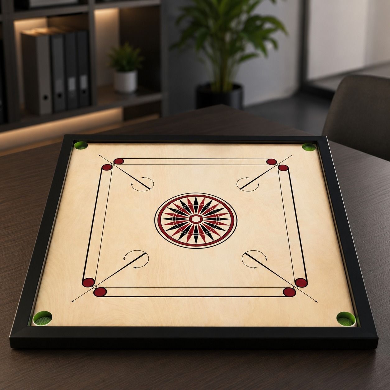 the shilp collective Premium Wooden 26 Inch Carrom Board, Easy Coin Glide Board Game for Kids &Adults 5 cm Carrom Board-picture-29