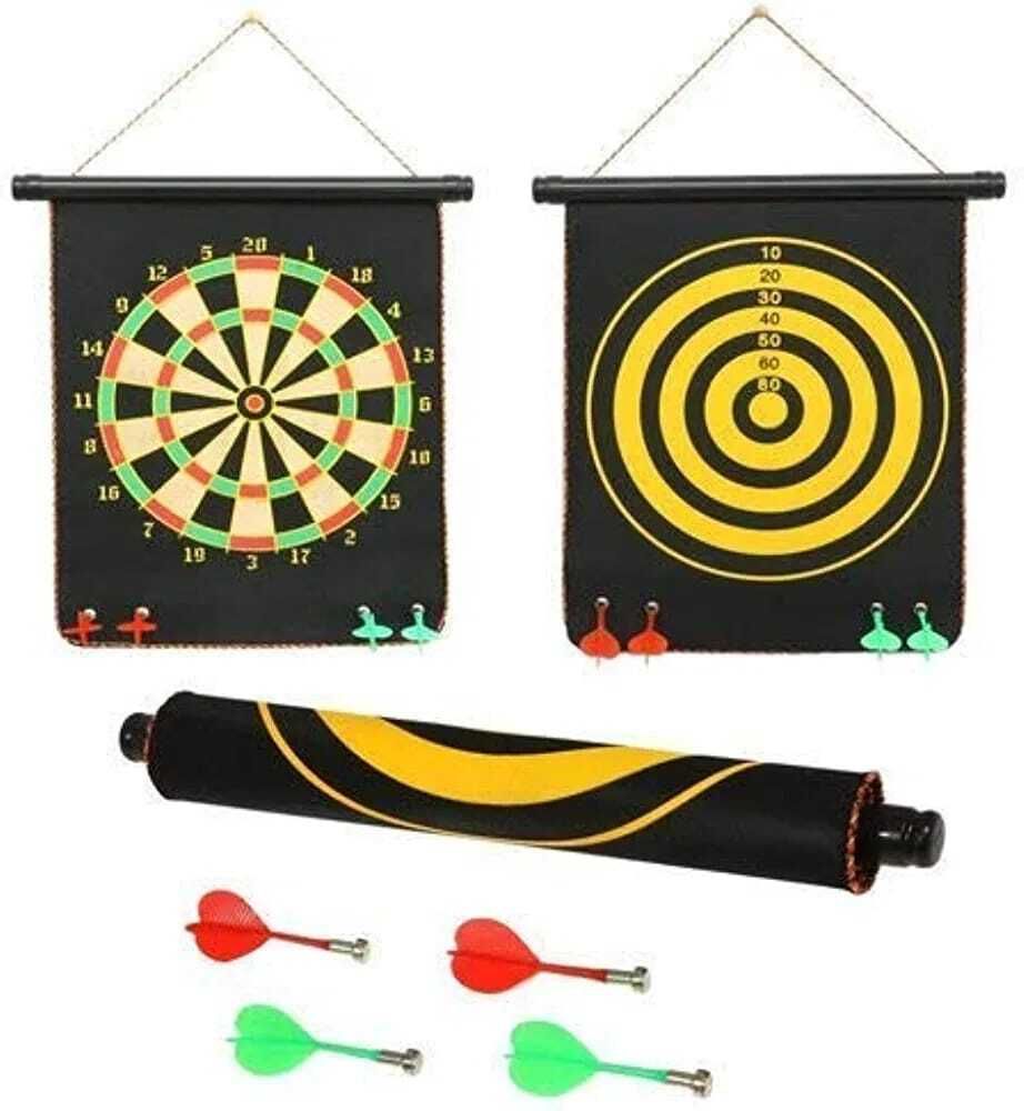Dart Board Double Side By one short Magnetic Dart game 43 cm Dart Board-image-44