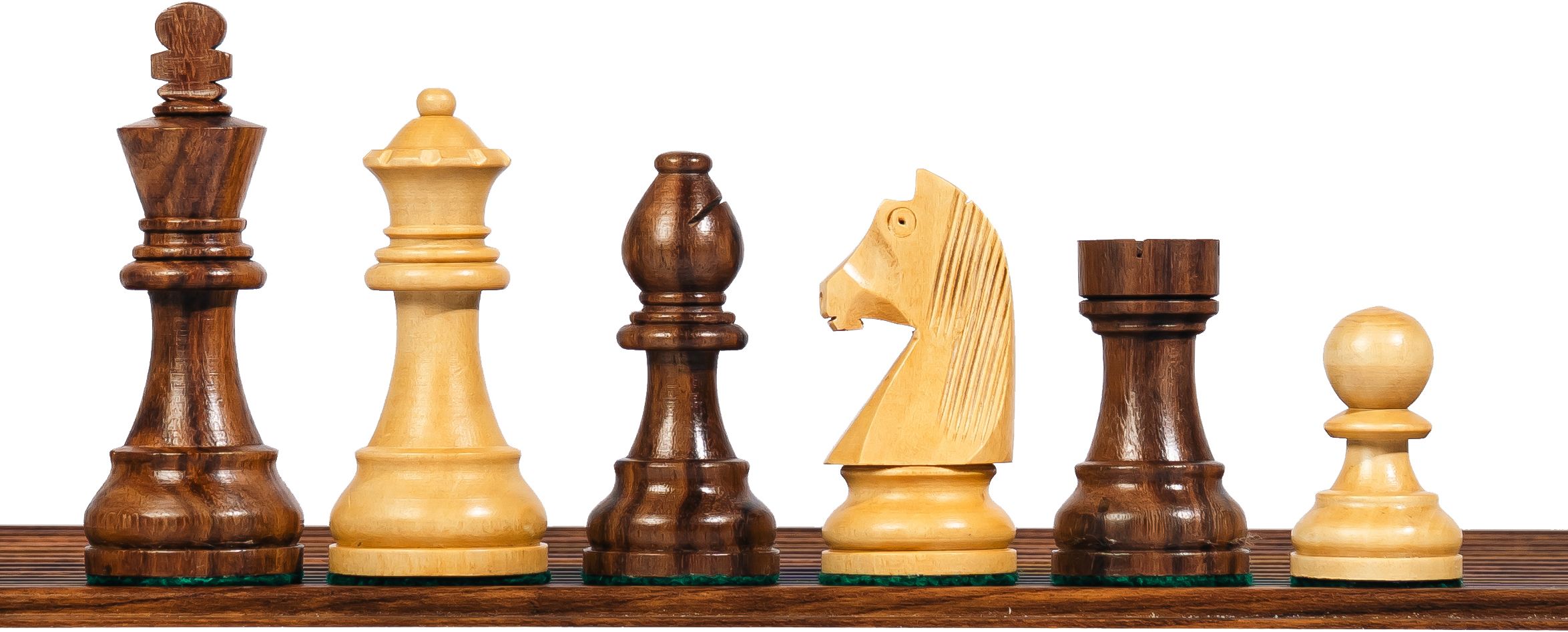 boss handicrafts 3.75” GERMAN KNIGHT STAUNTON TOURNAMENT WEIGHTED WOODEN CHESS PIECES 12 cm Chess Board-picture-43
