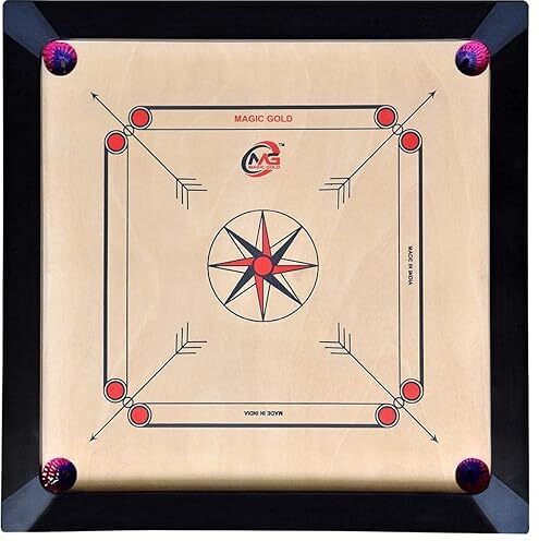 Water Proof 3 Inch Carrom Board 35 Inch Full With Coin Material Wooden 89 cm Carrom Board-image-33