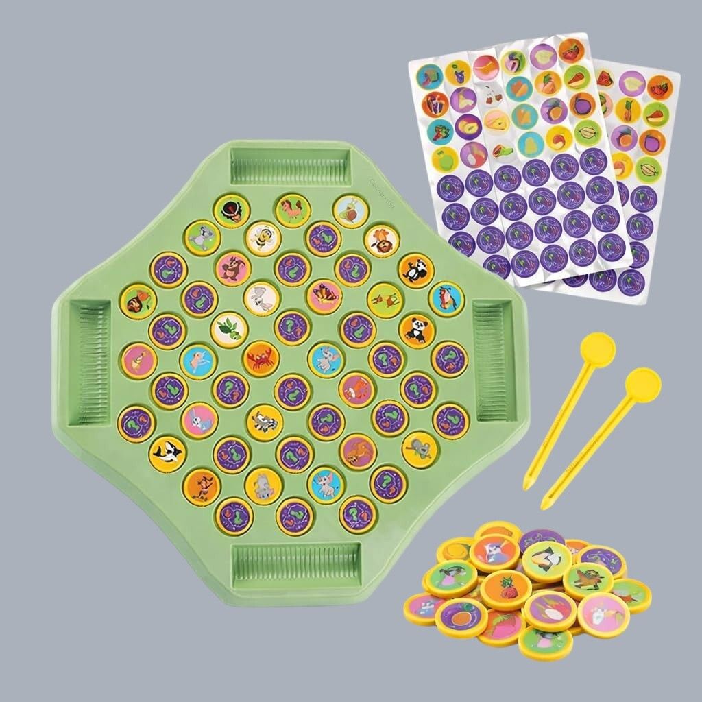 yavrixz enterprise Flipping Chess Memory Match Game Montessori Brain Development Toy Kids Fun-AA-51 3 cm Dart Board-picture-27