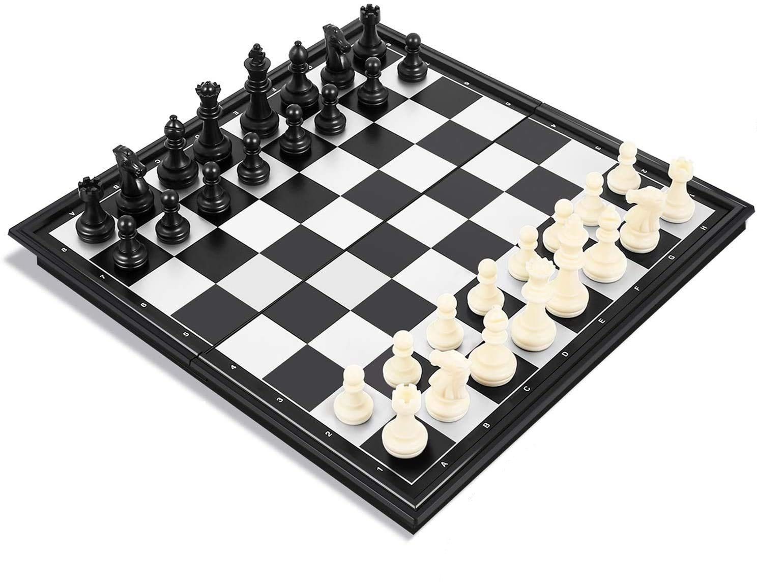 Magnetic Folding Chess Board for Kids Adults Travel Chess 5 cm Chess Board-image-14