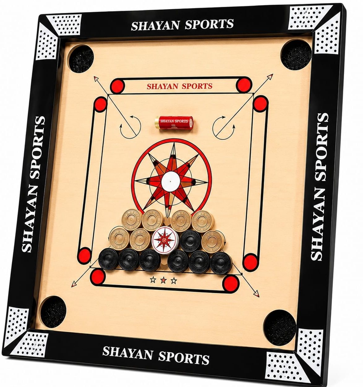 shayan sports 20 Inch Carrom Board 2.3 cm Carrom Board-picture-20