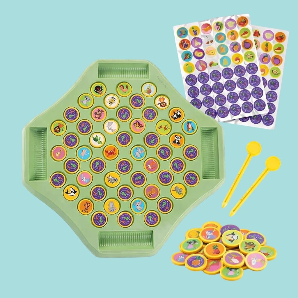 yavrixz enterprise Flipping Chess Memory Match Game Montessori Brain Development Toy Kids Fun-AA-48 3 cm Dart Board-picture-39