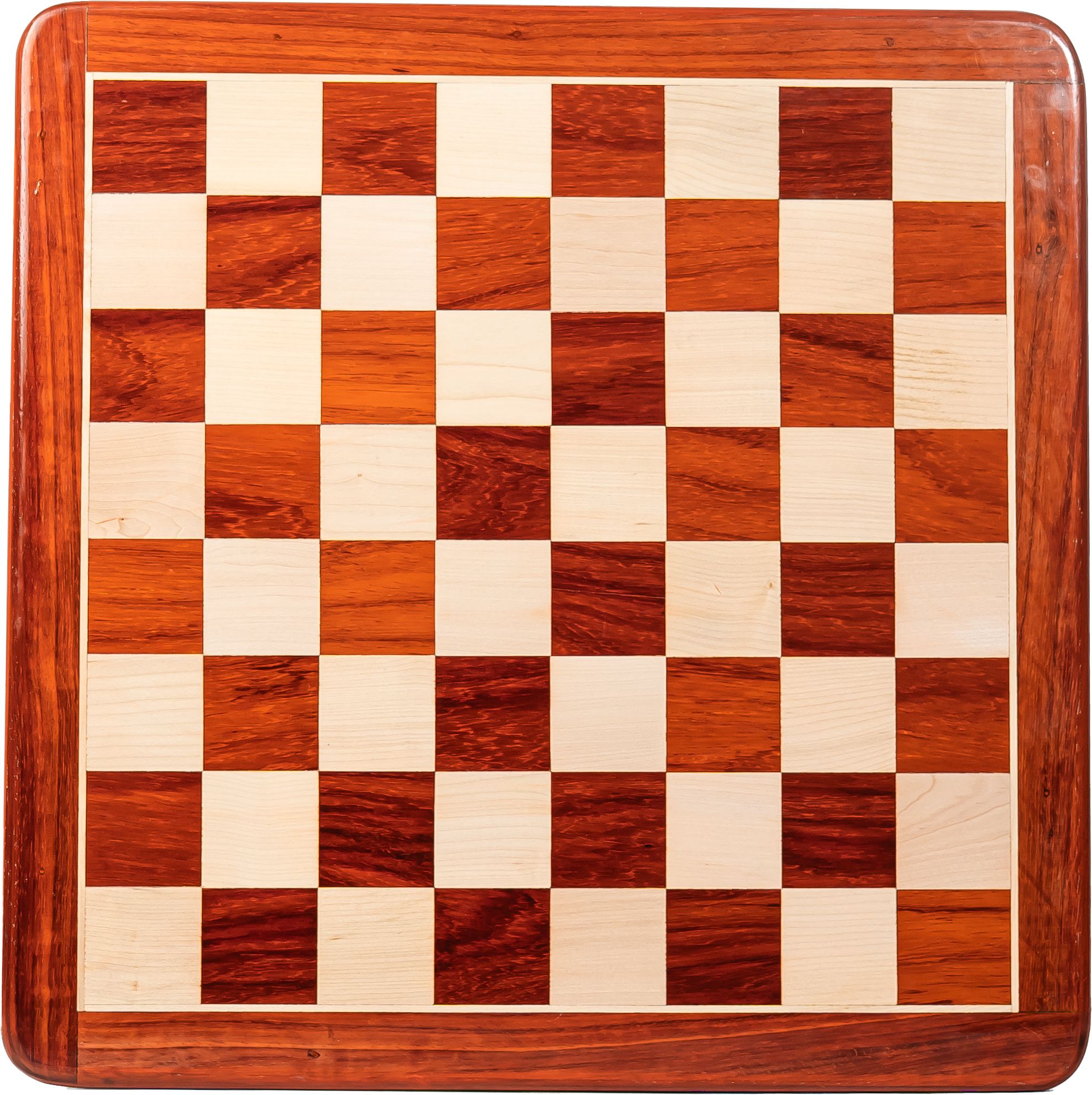 boss handicrafts 21” PADAUK (BUD) & MAPLE WOOD CHESSBOARD 55 cm Chess Board-picture-14