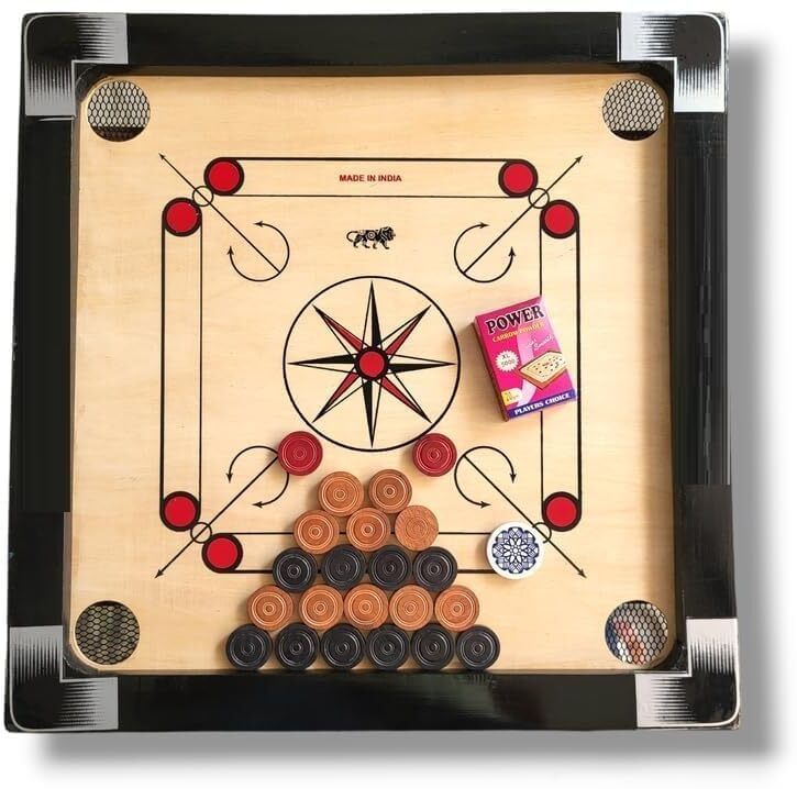 Matte Finish Practice Carrom Board 3 cm Carrom Board-image-39