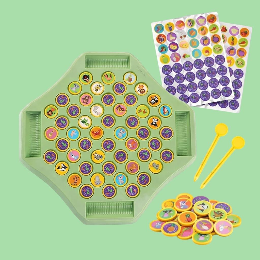 yavrixz enterprise Flipping Chess Memory Match Game Montessori Brain Development Toy Kids Fun-AA-28 3 cm Dart Board-picture-22