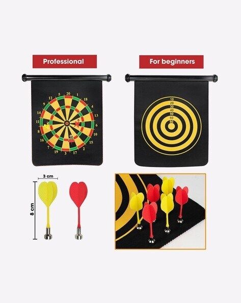 sopali Magnet Dart Board Double Side By one short Dart game 43.5 cm Dart Board-picture-11