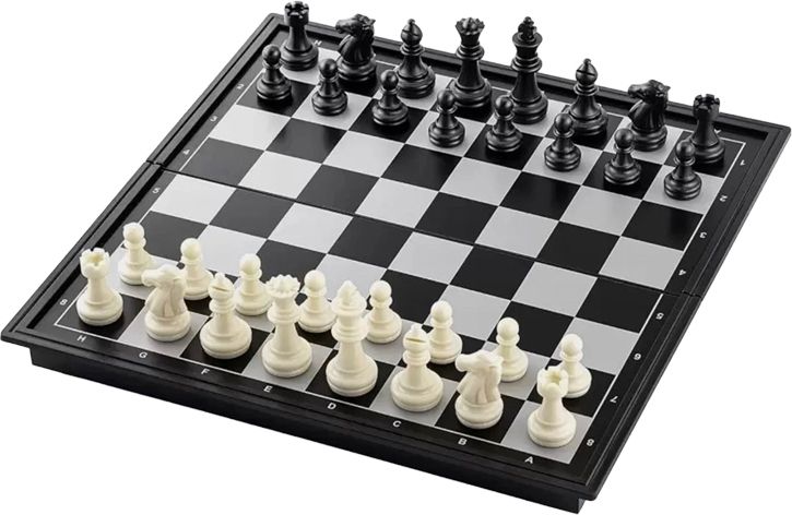 10X10 magnetic foldable chess board with magnetic pieces for kids and adults 3 cm Chess Board-image-22