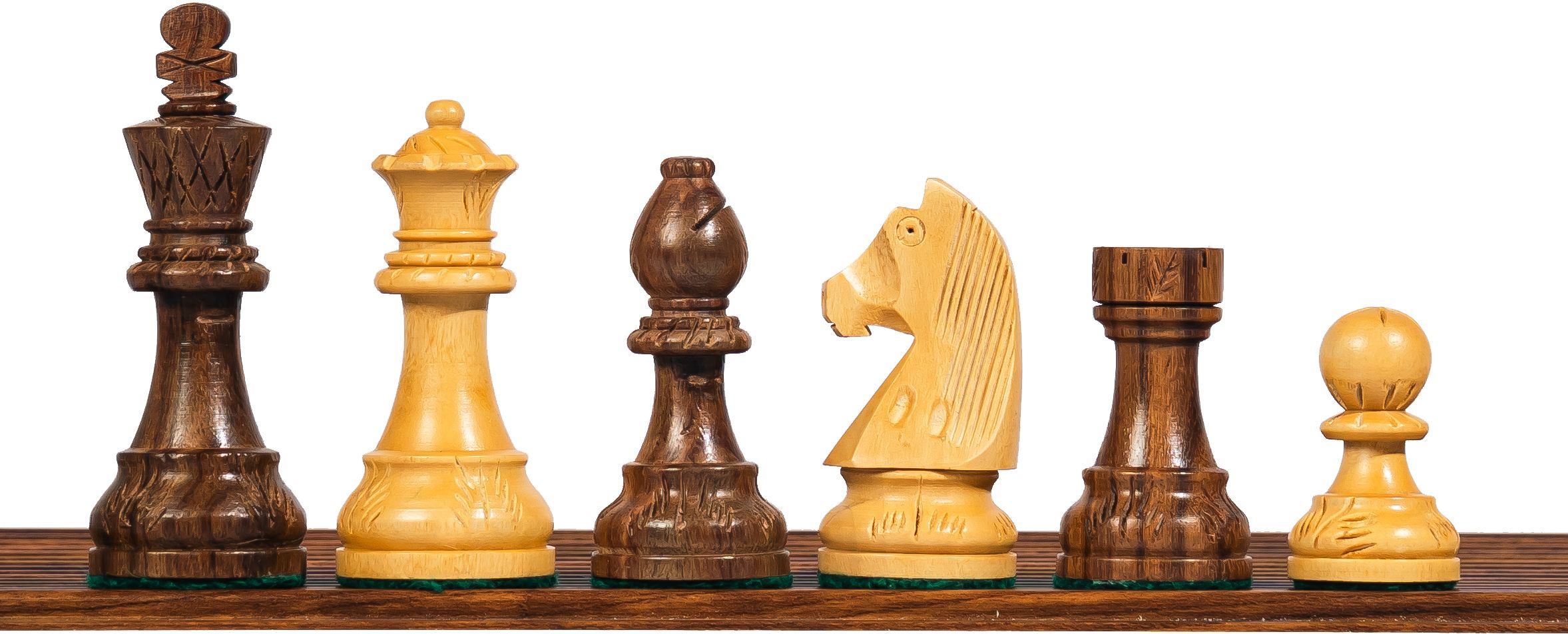 boss handicrafts 3.75” CARVED GERMAN KNIGHT STAUNTON WEIGHTED WOODEN CHESS PIECES 30 cm Chess Board-picture-28