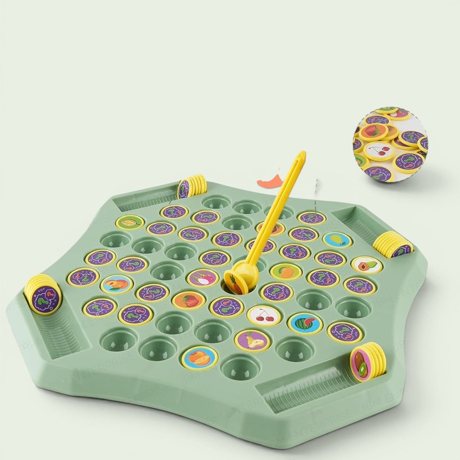 yavrixz enterprise Flipping Chess Memory Match Game Montessori Brain Development Toy Kids Fun-A-35 3 cm Dart Board-picture-6