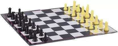 atishay retail Magnetic Chessboard Game Set with Folding Travel Portable for kids Party Game 4 cm Chess Board-picture-32