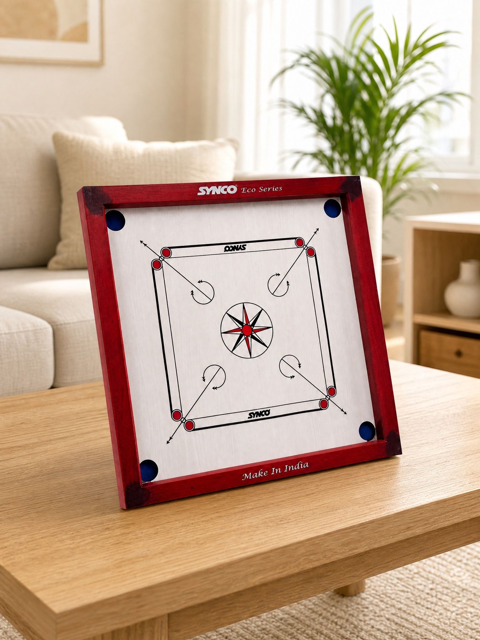 dikshasports Waterproof Carrom Board | 33 x 33 Inches 3 cm Carrom Board-picture-13