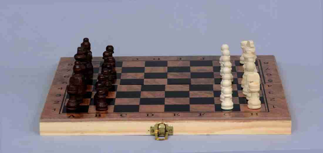 anamika new ultra 14 inch chess board with pawn 14 cm Chess Board-picture-24