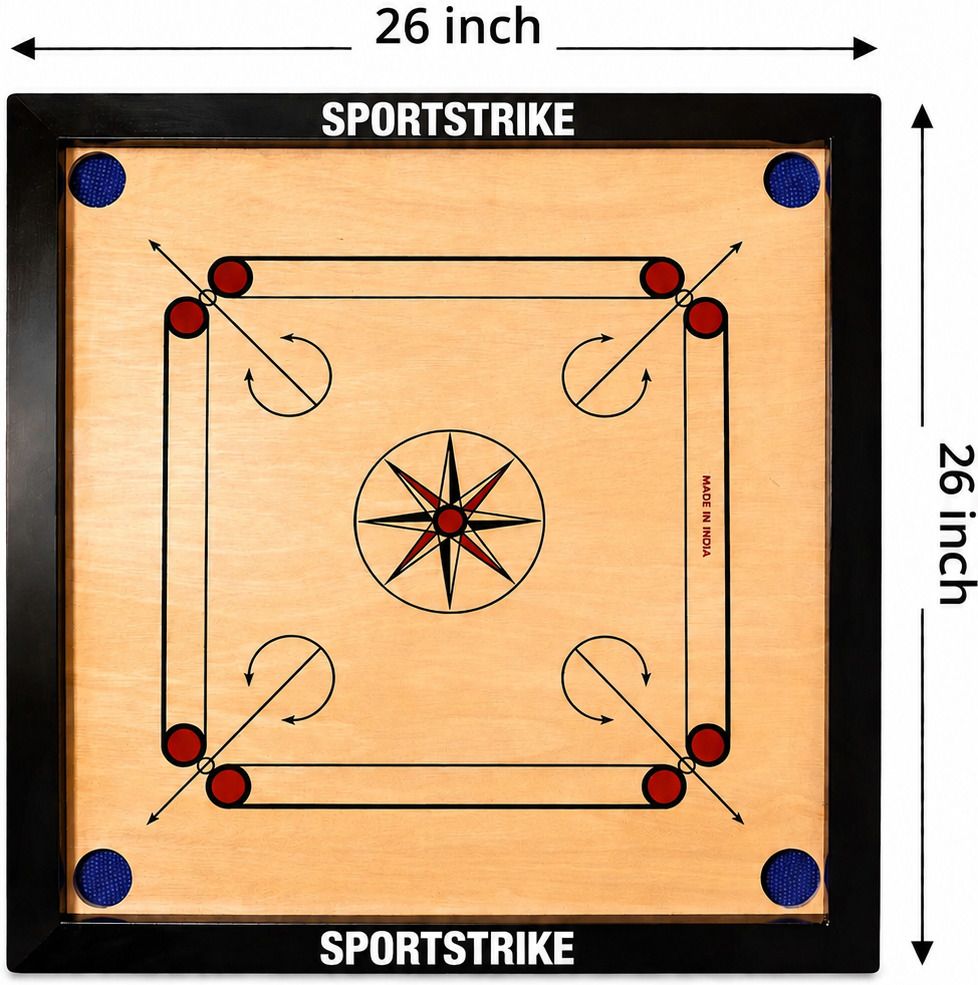 sportstrike Carrom Board 26-26 inch 67 cm Carrom Board-picture-41