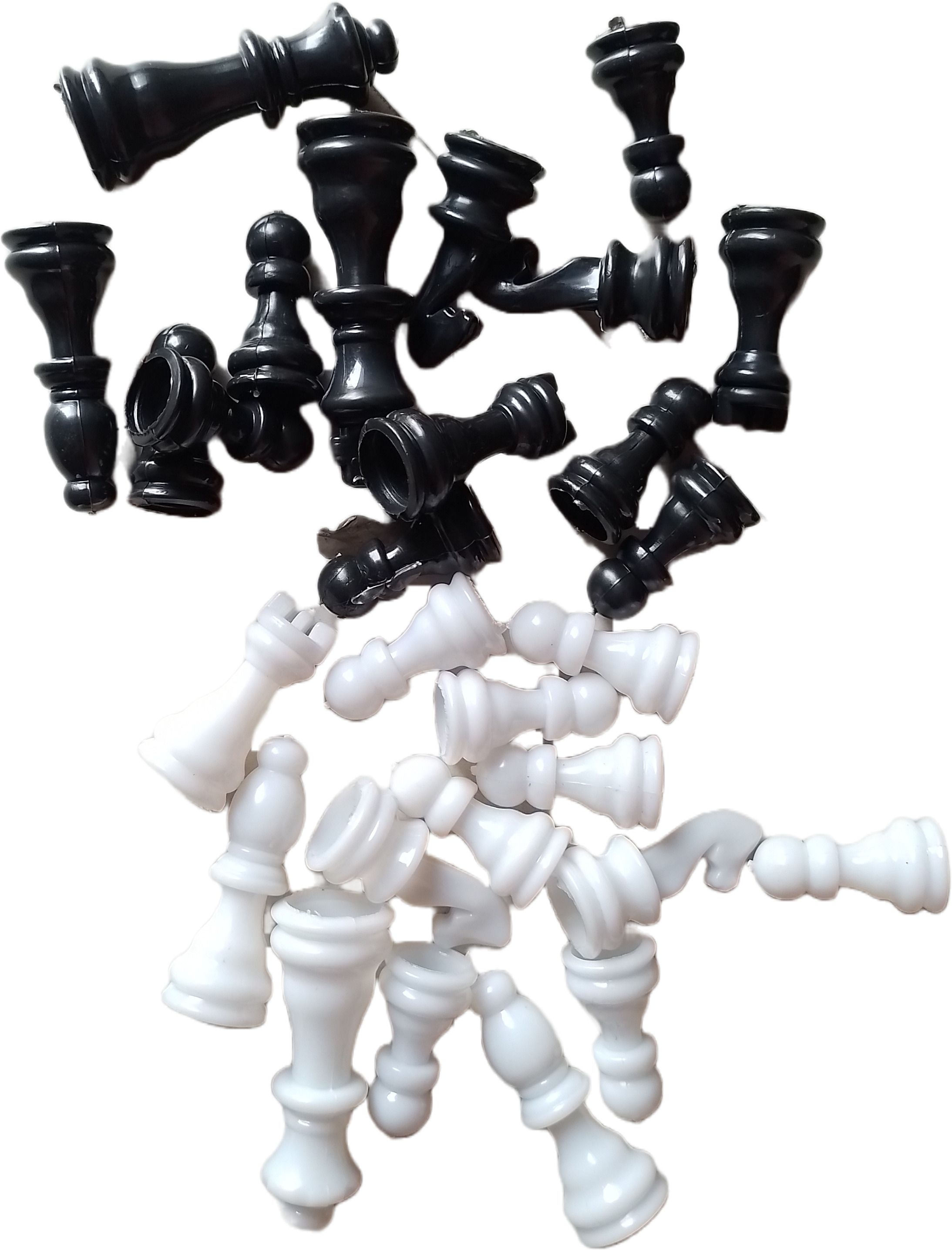 plastic chess coins goti 3 cm Chess Board-image-2