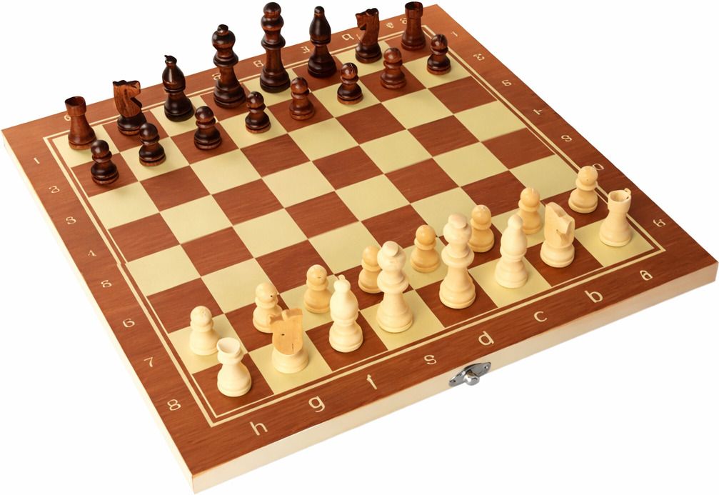12 Inch Wooden Folding Chess Set with Storage | Chess Game for Kids & Adults 30 cm Chess Board-image-11