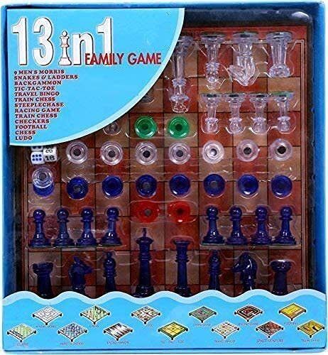 Magnetic Chess Board Game with 12 Other Board Games 10.5 cm Chess Board-image-14