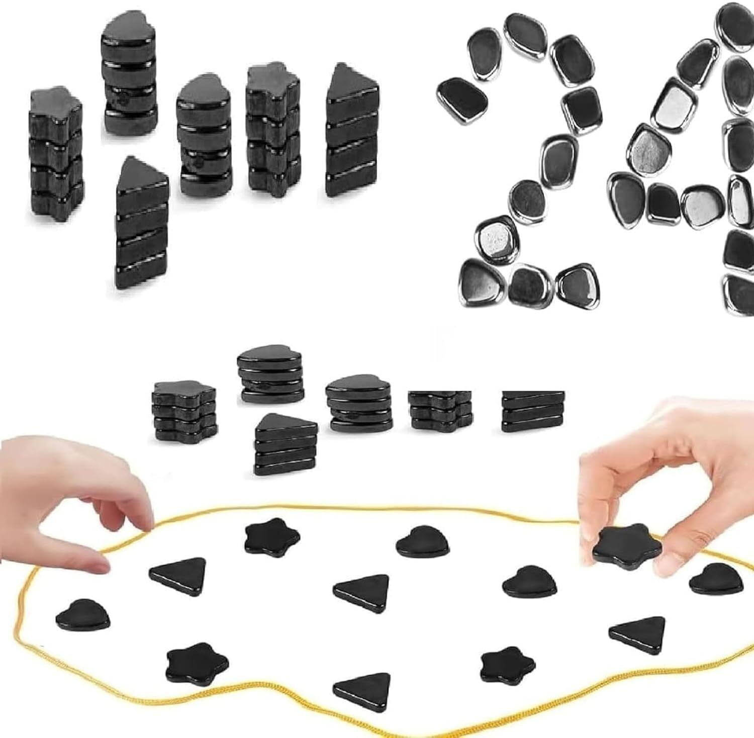 21 Pcs Magnetic Strategy Board Game for Kids and Adults 1.6 cm Surfing Board-image-9