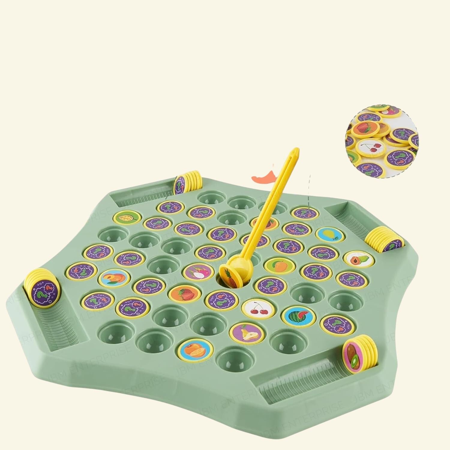 yavrixz enterprise Flipping Chess Memory Match Game Montessori Brain Development Toy Kids Fun-A-5 3 cm Dart Board-picture-17
