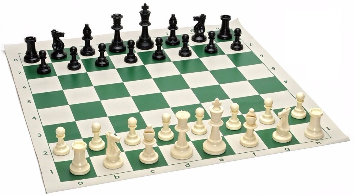 tima Chess Tournament Vinyl 17 x 17 Foldable With TWO EXTRA QUEENS 10 cm Chess Board-picture-8