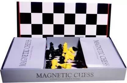 atishay retail Handcrafted Foldable Magnetic Chess Board Set with Magnetic Pieces Party 4 cm Chess Board-picture-18