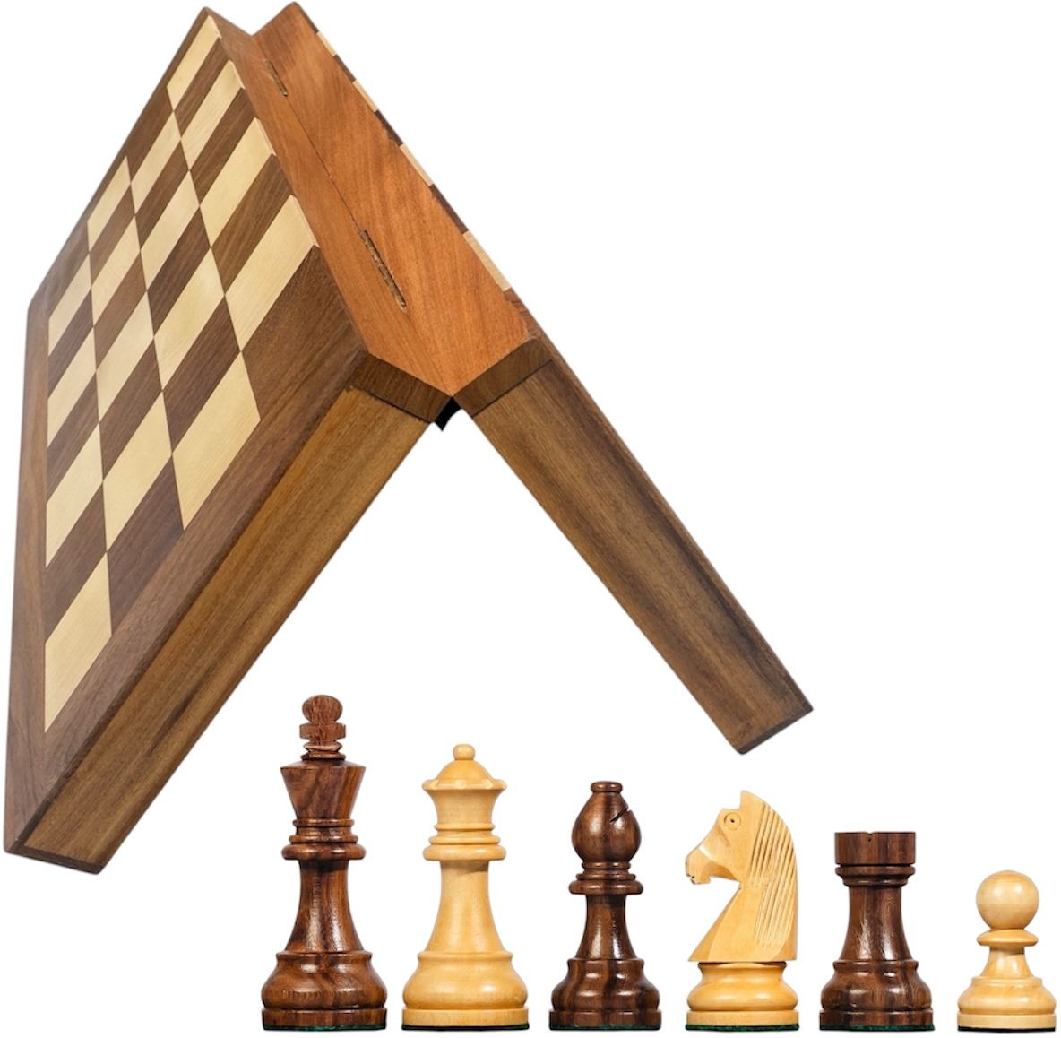 20”TOURNAMENT WOOODEN CHESS SET - 55mm square 52 cm Chess Board-image-35