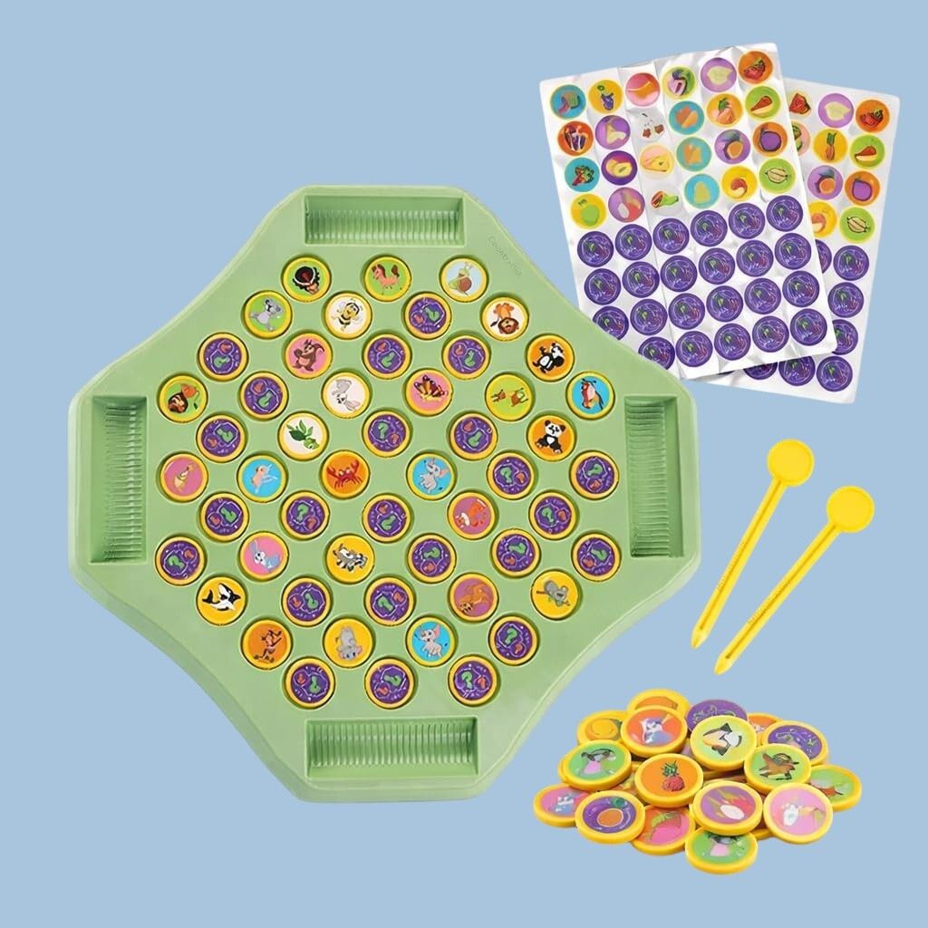 yavrixz enterprise Flipping Chess Memory Match Game Montessori Brain Development Toy Kids Fun-AA-19 3 cm Dart Board-picture-36