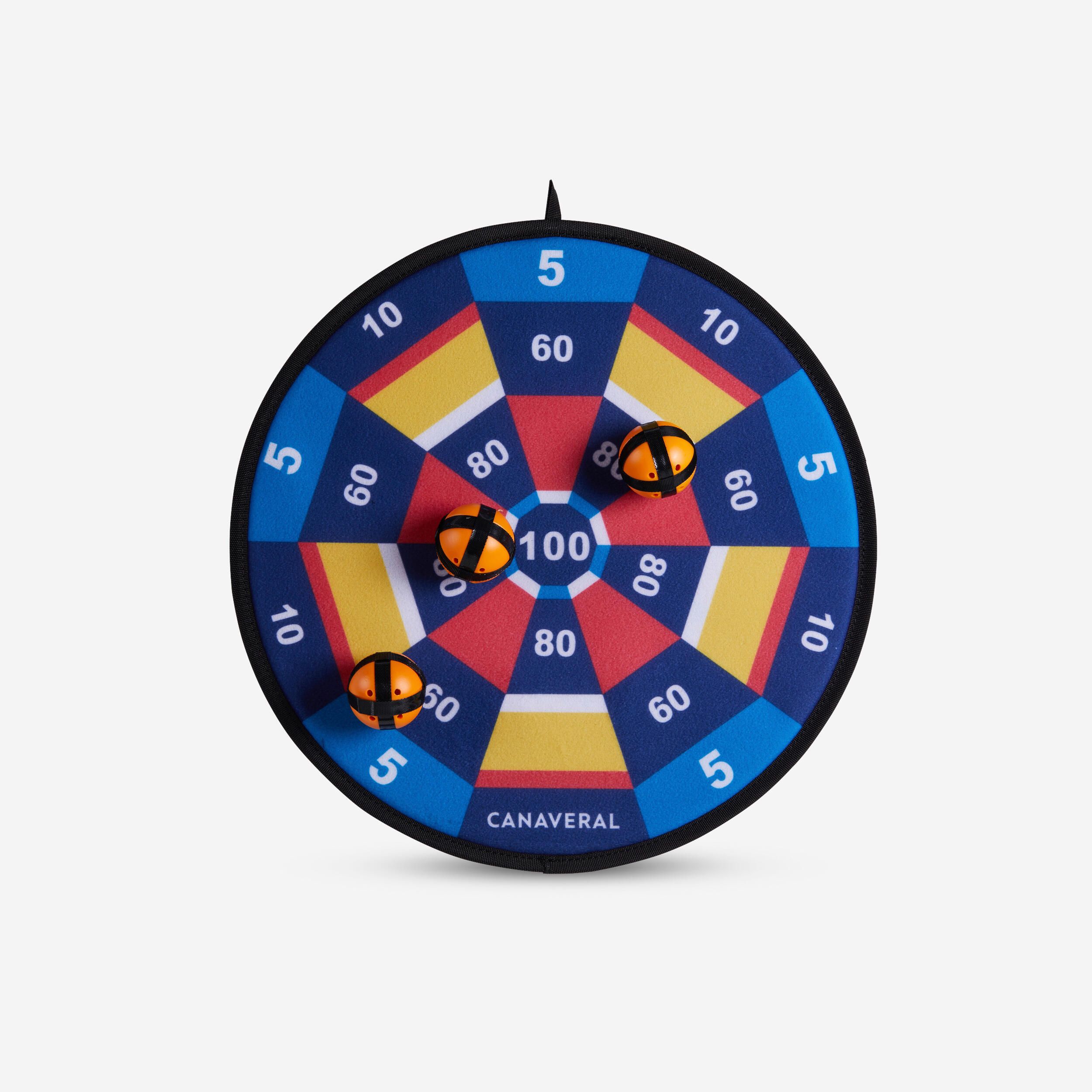 nsun canaveral Kids' Dart Board With 3 Rip-Tab Balls(velcro) 37 cm Dart Board-picture-15