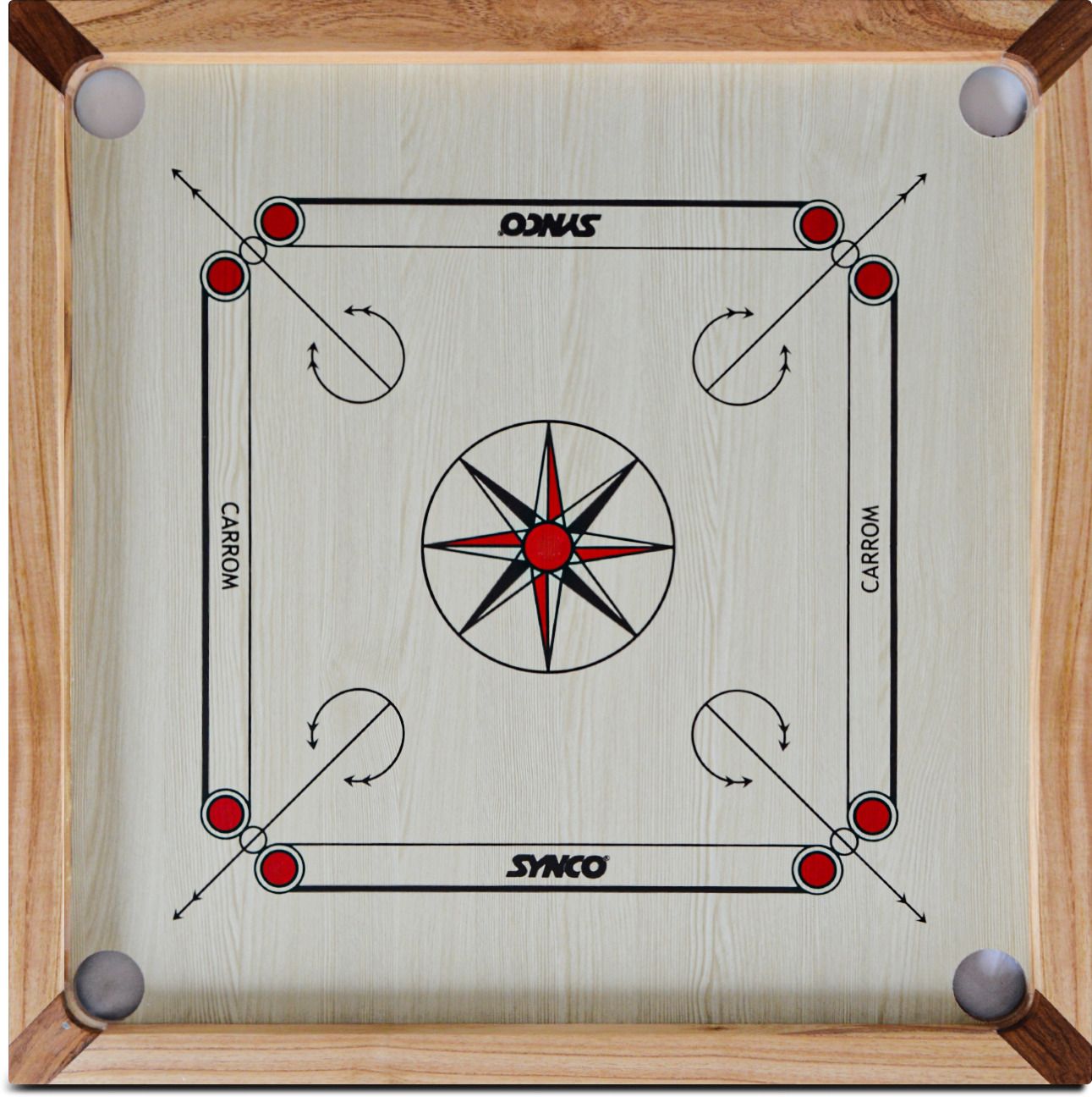 Mango Carrom Board-Size 32 Inch,Pro Trainer Carrom Board|Full Size Carrom| 3.47 cm Carrom Board-image-10