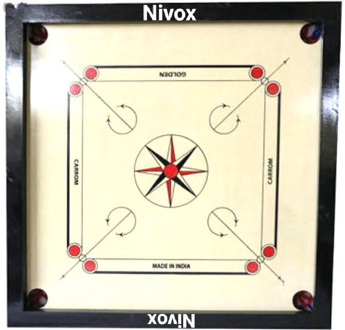 fitdex 32x32inch large for all age group with wooden coins_Carrom-CD-1135 80 cm Carrom Board-picture-1
