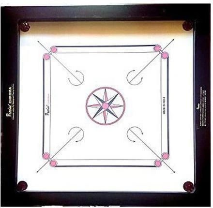 fitdex 32x32inch premium large for all age group with wooden coins 81.28 cm Carrom Board-picture-31
