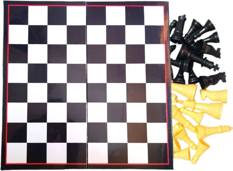 36x36Cm Foldable Chess Game with Solid Plastic Pieces 5 cm Chess Board-image-37