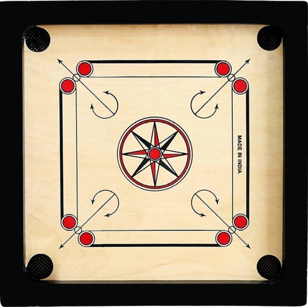 gols 20' Inch Carrom Board With Wood Coins 10 cm Carrom Board-picture-27