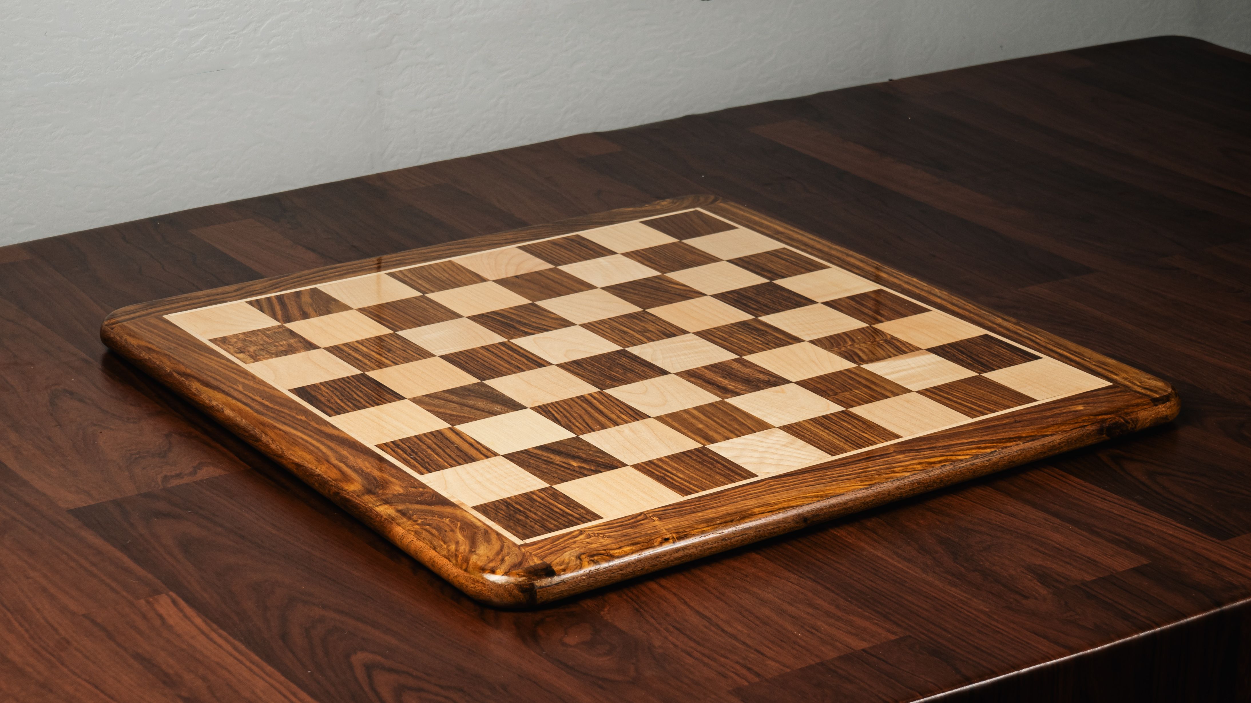 boss handicrafts 21" HANDCRAFTED WOODEN CHESSBOARD - 55MM SQUARE 55 cm Chess Board-picture-33