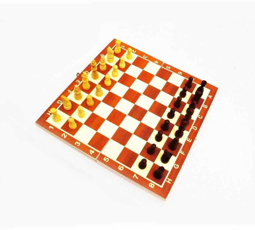 vs sports Chess Board with Wooden Chessmen 18 cm Chess Board-picture-30