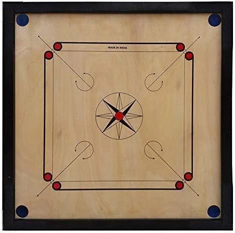 houseofcommon New Style 26 inch Carom board with Coins & Striker (Design May be vary) 45 cm Carrom Board-picture-22