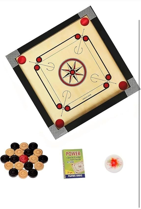 d&j The 20X20 Inch Small Size Carrom Board 51 cm Carrom Board-picture-12
