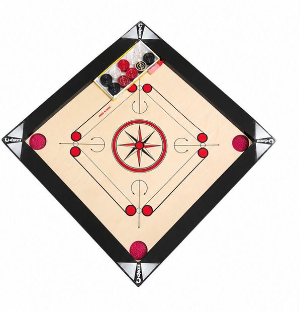 33 Inches Wooden Carrom Board | Premium Indoor Game Board 7 cm Carrom Board-image-16
